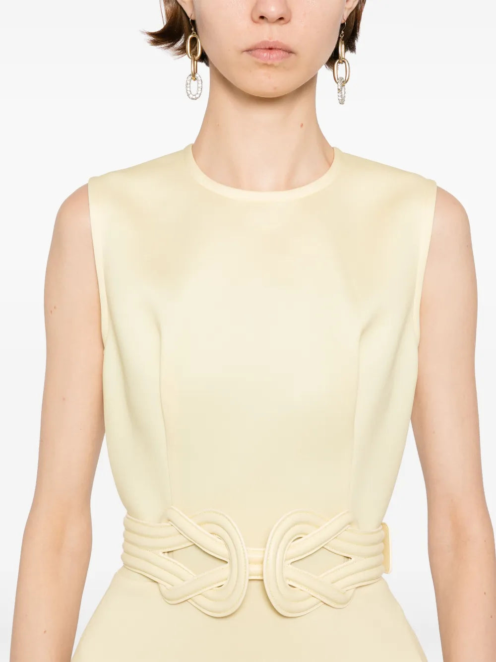 MIDI RUFFLED DRESS