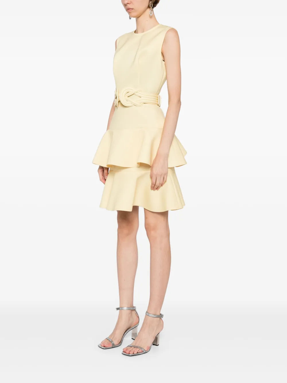 MIDI RUFFLED DRESS