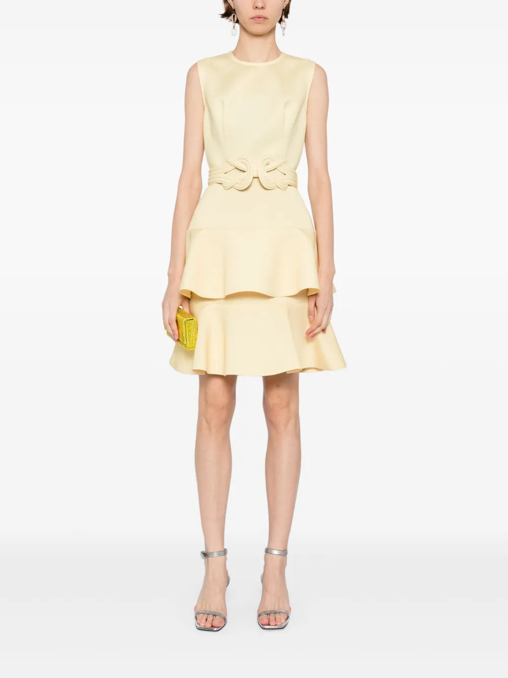 MIDI RUFFLED DRESS