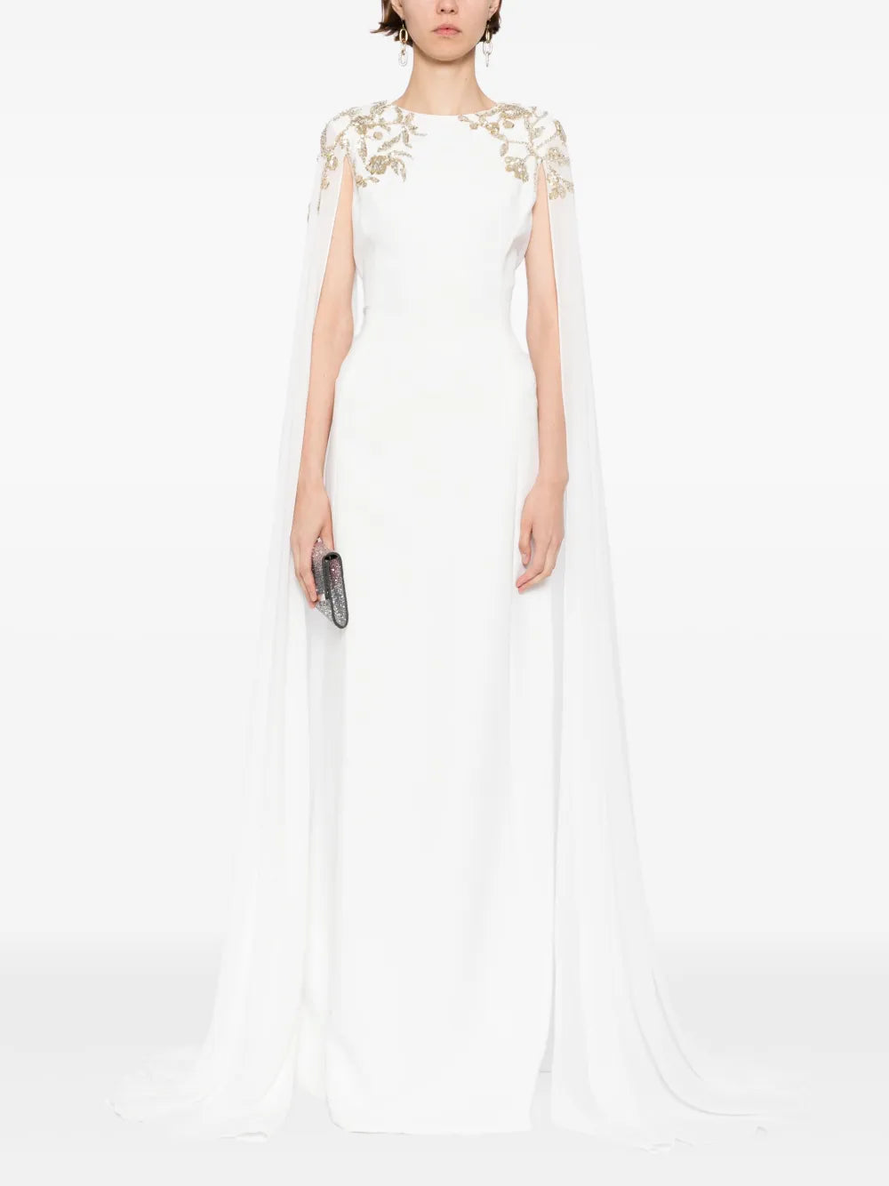 EMBELLISHED CREPE KAFTAN