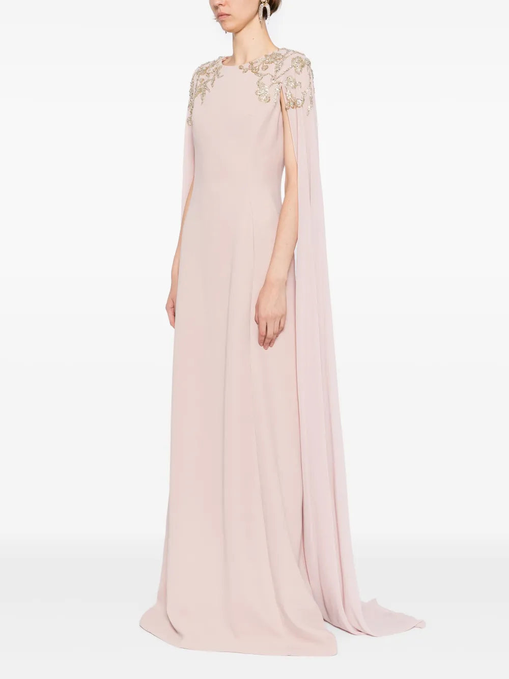 EMBELLISHED CREPE KAFTAN