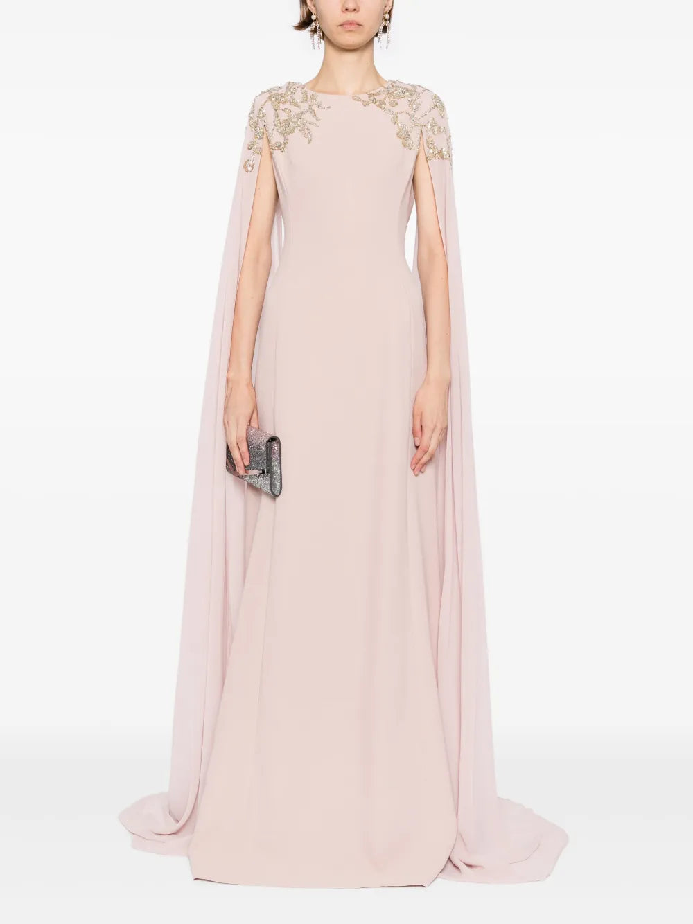 EMBELLISHED CREPE KAFTAN