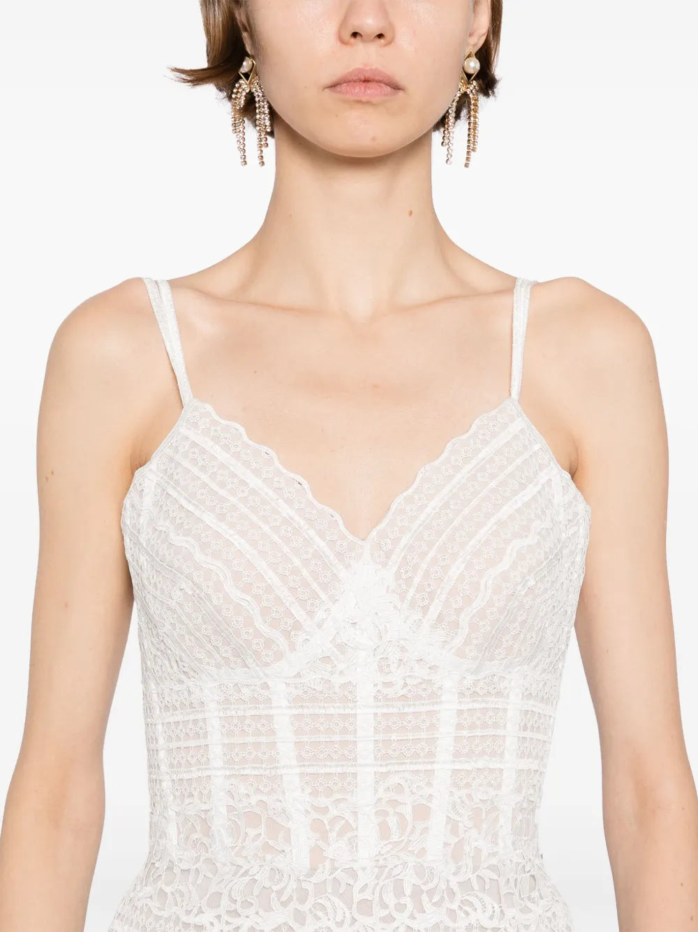 Lace long dress