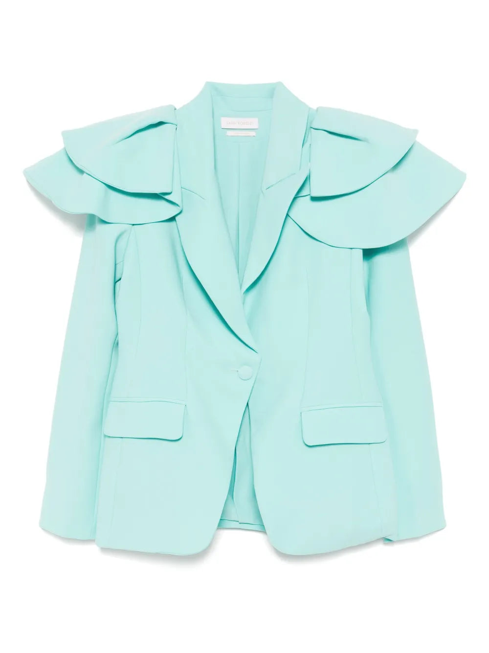 RUFFLED TAILORED JACKET