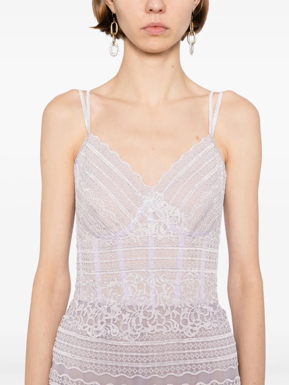 Lace long dress