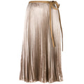 Silk Waist A-line Skirt