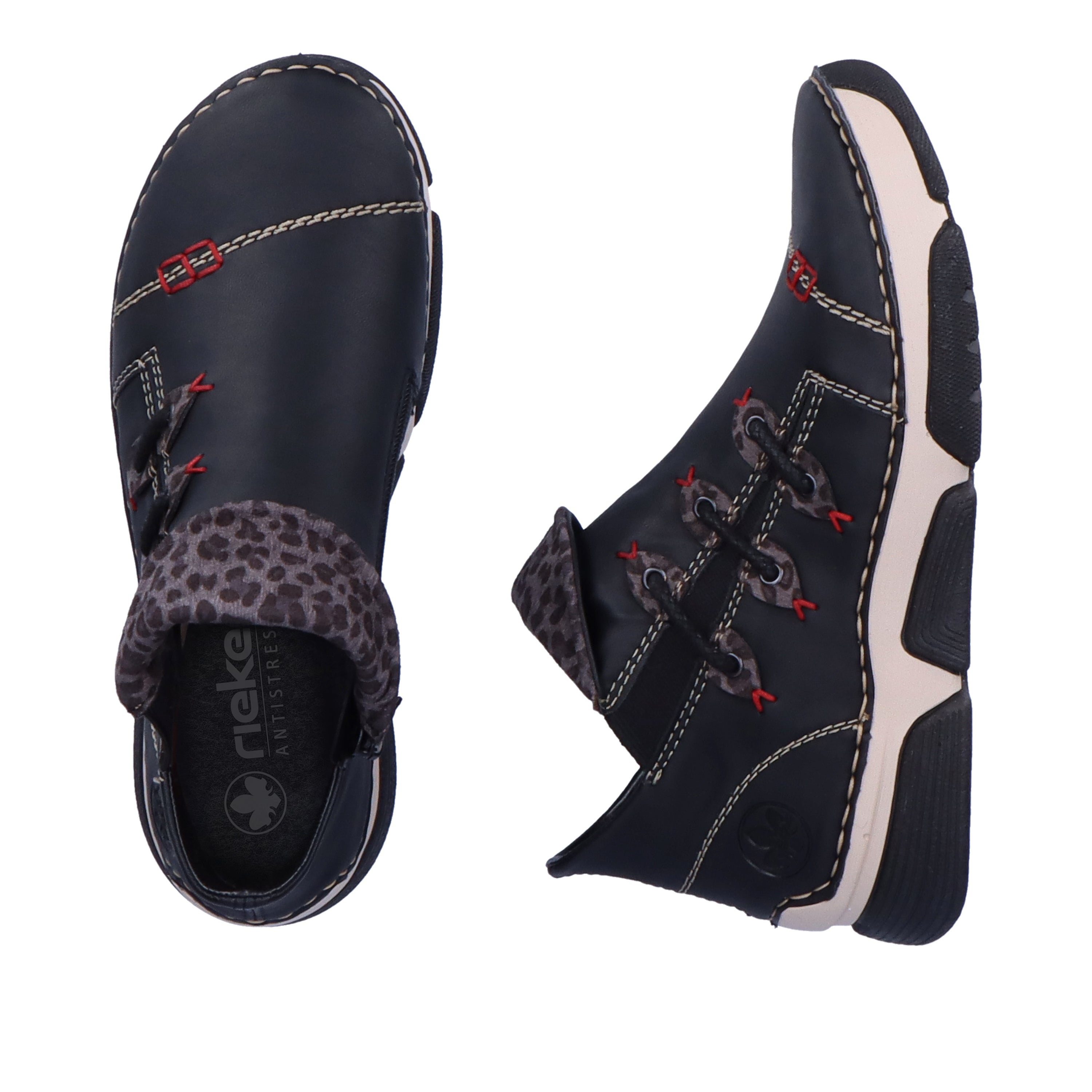 Rieker Womens Fashion Ankle Boots | Black