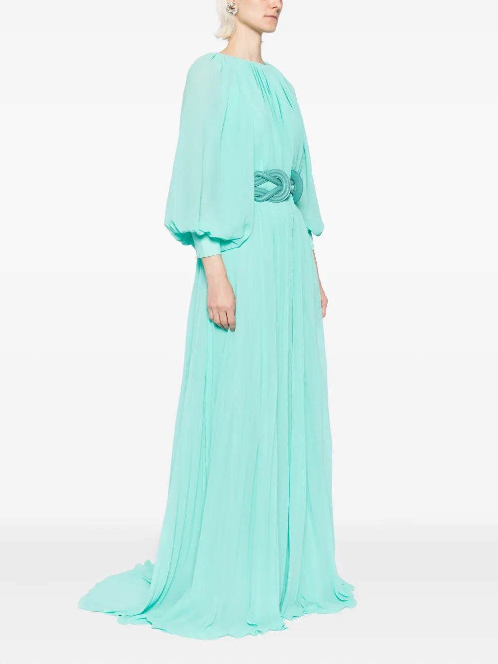 PLEATED LONG DRESS