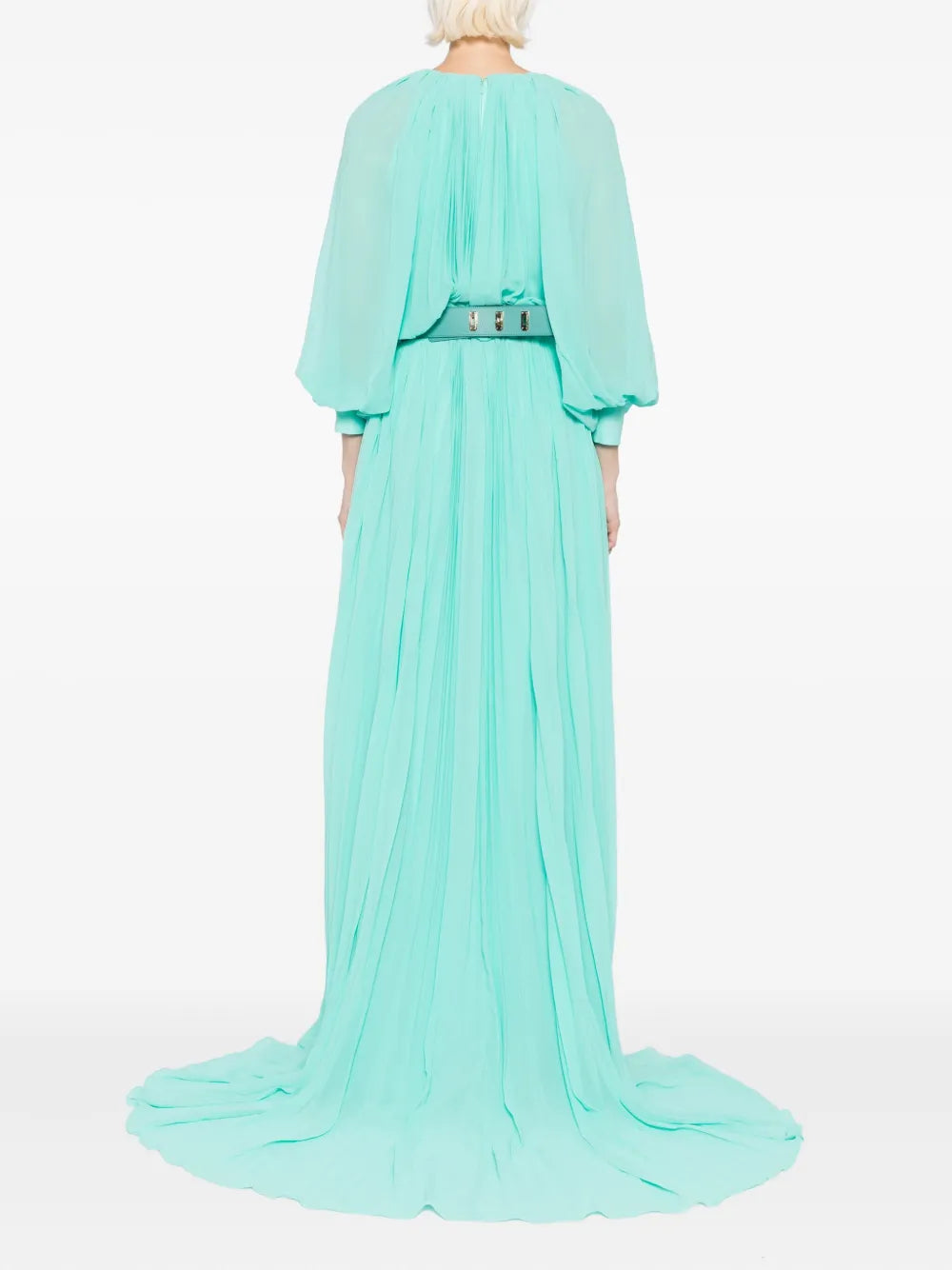 PLEATED LONG DRESS