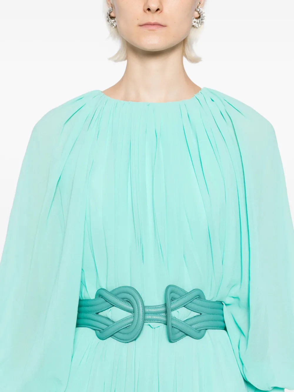 PLEATED LONG DRESS