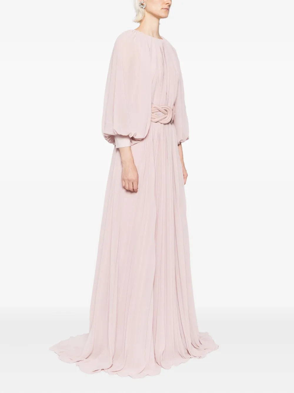 PLEATED LONG DRESS