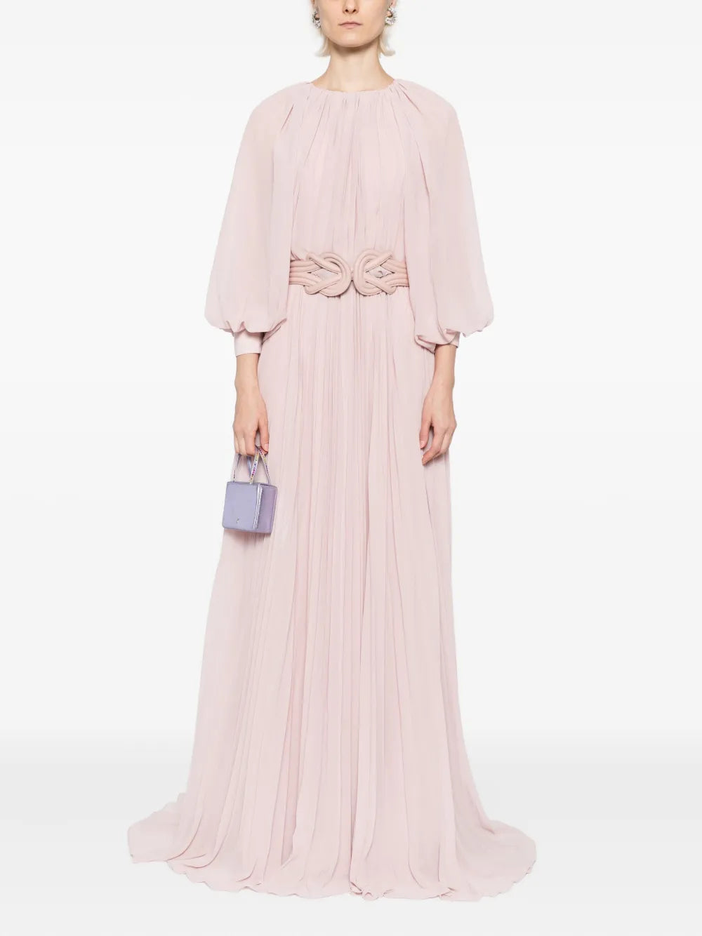 PLEATED LONG DRESS