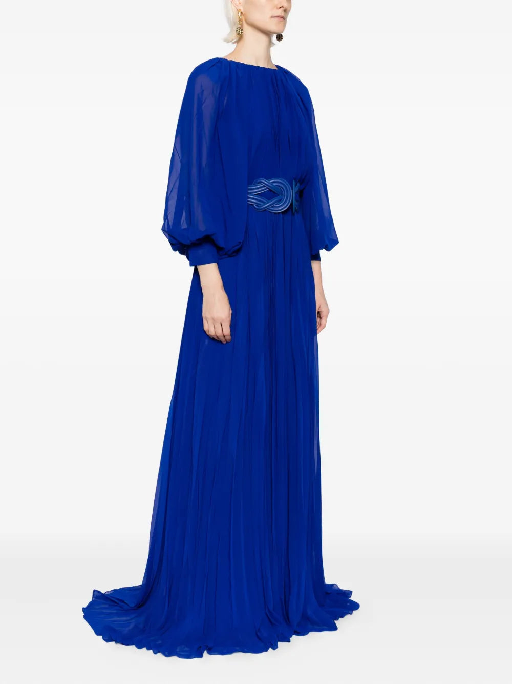PLEATED LONG DRESS