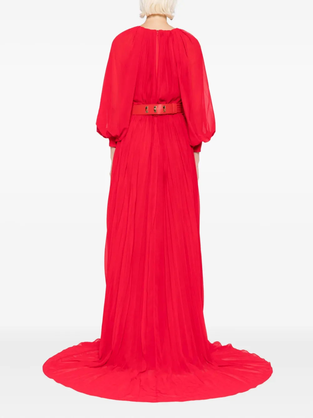 PLEATED LONG DRESS