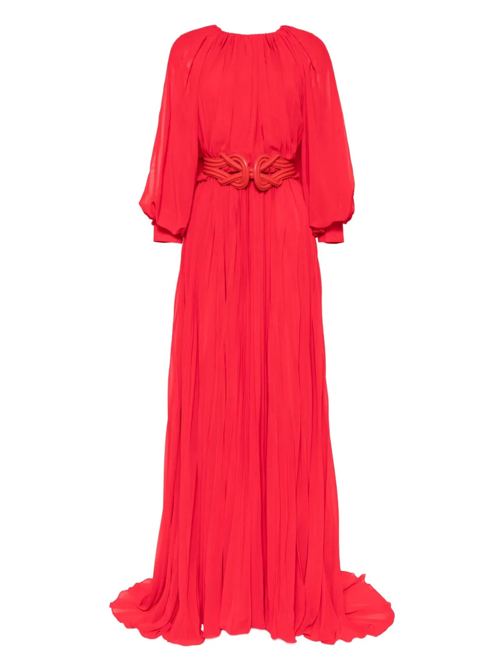 PLEATED LONG DRESS