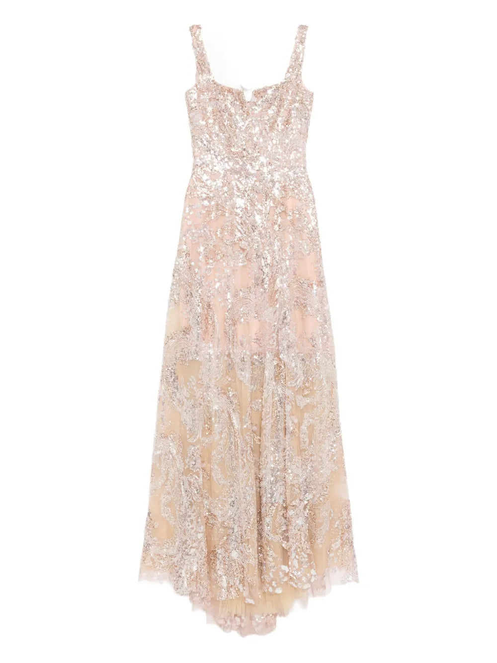 Embroidered long dress