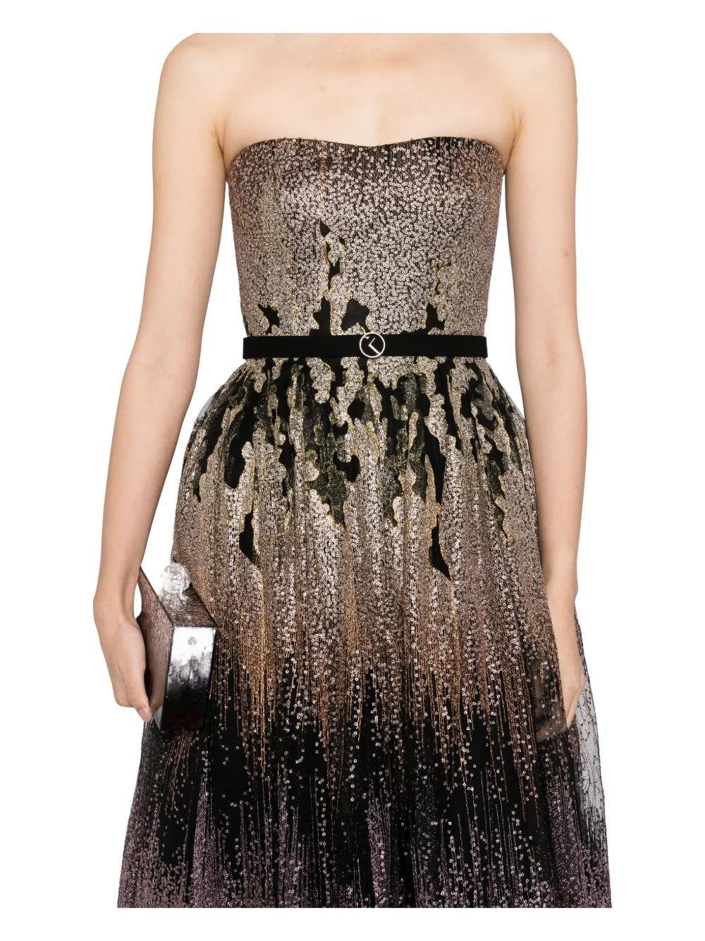 LONG EMBELLISHED GOWN