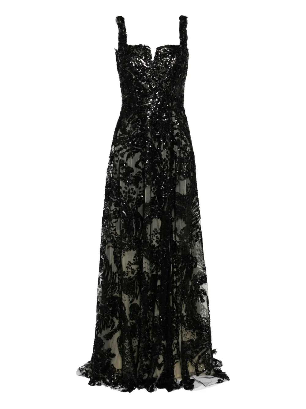 Embroidered long dress