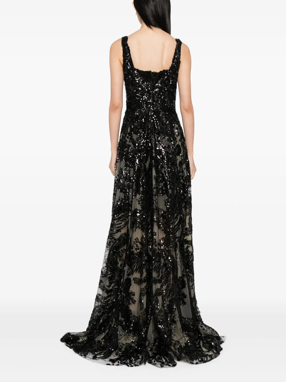 Embroidered long dress