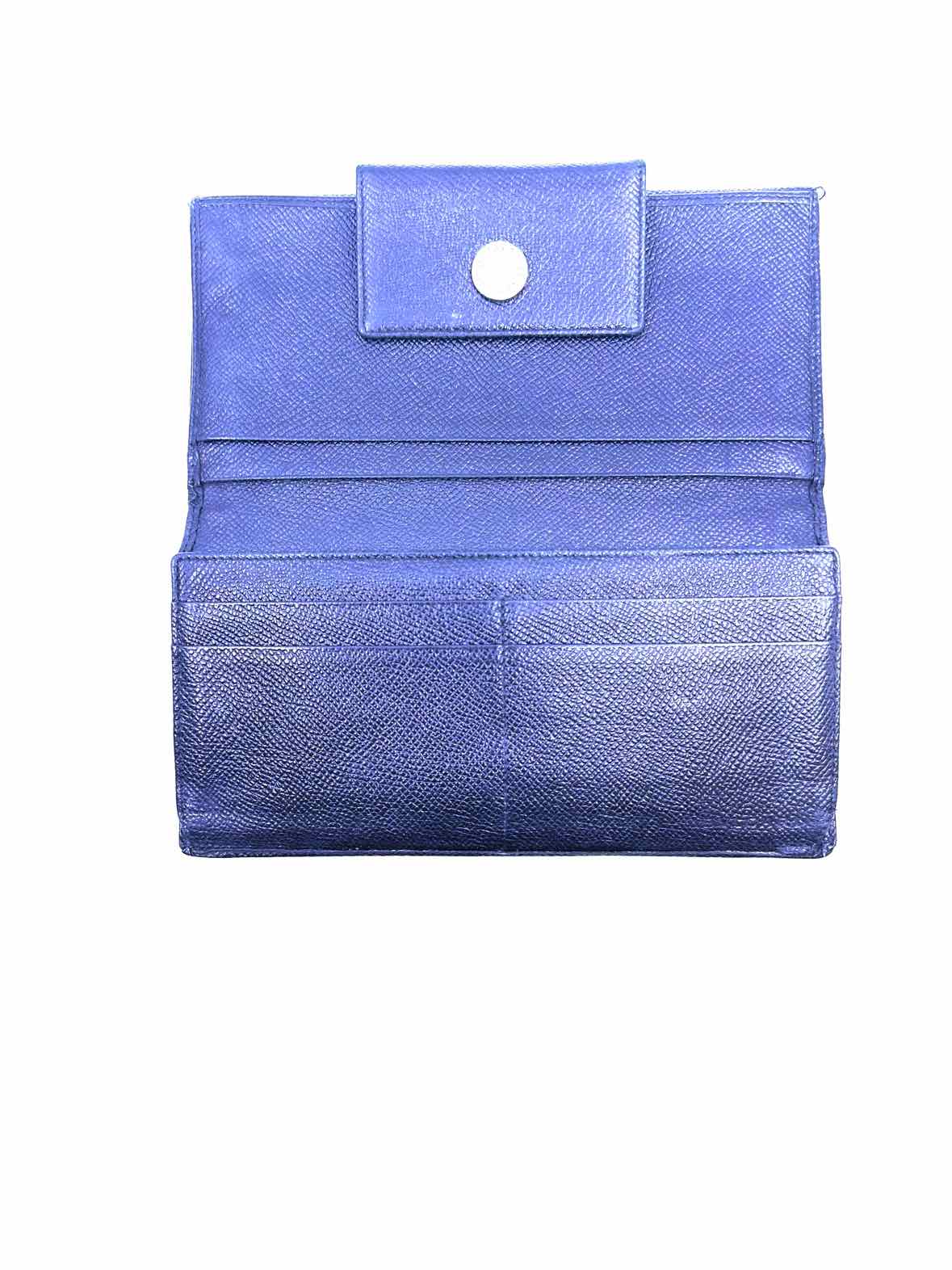 BVLGARI Black Leather Wallet