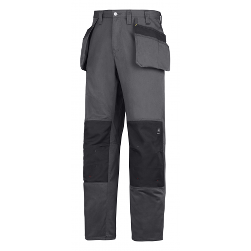 Snickers 3251 Craftsmen Holster Pocket Trousers Steel Grey/Black