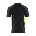 Blaklader 3324 Short Sleeve Polo Shirt Black / Hi-Vis Yellow