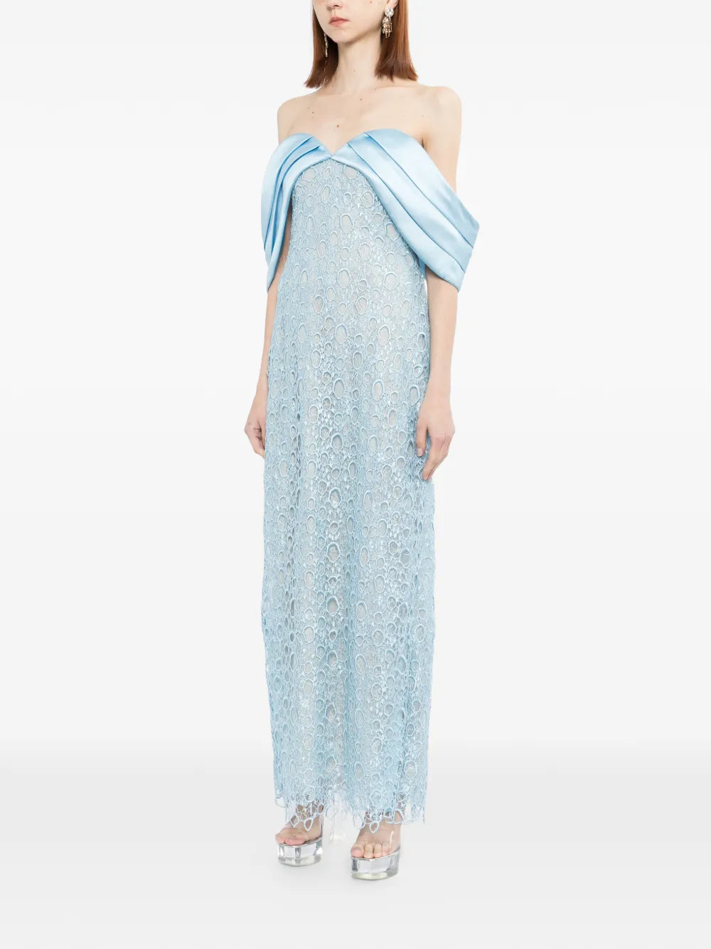 Midi guipure dress