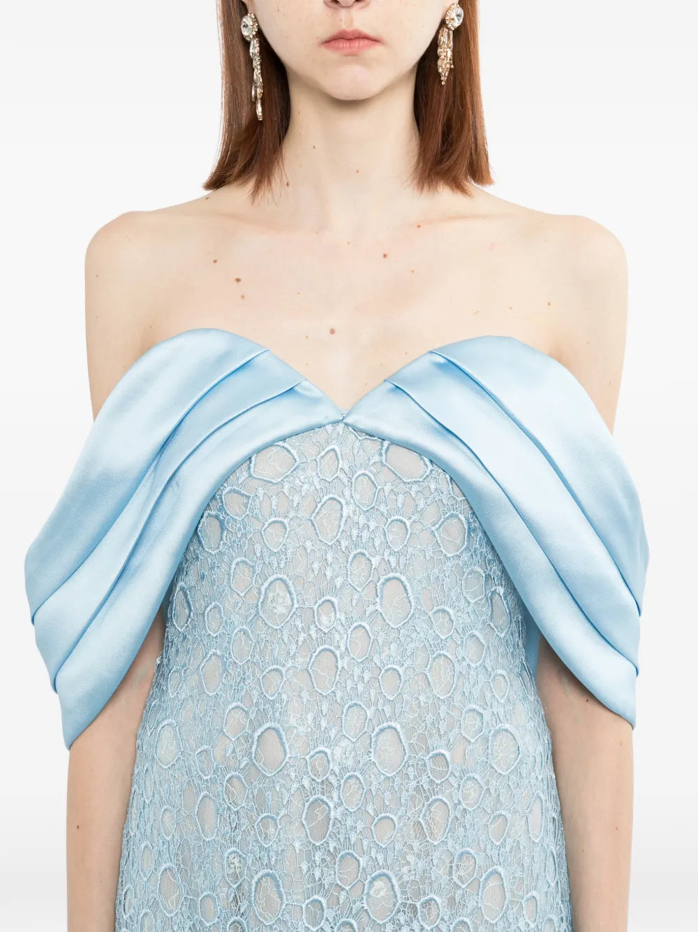 Midi guipure dress