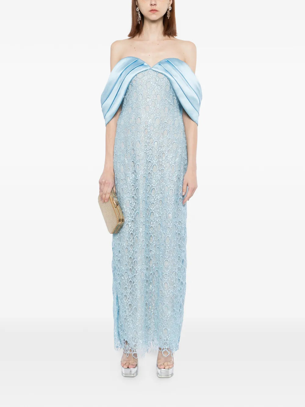 Midi guipure dress