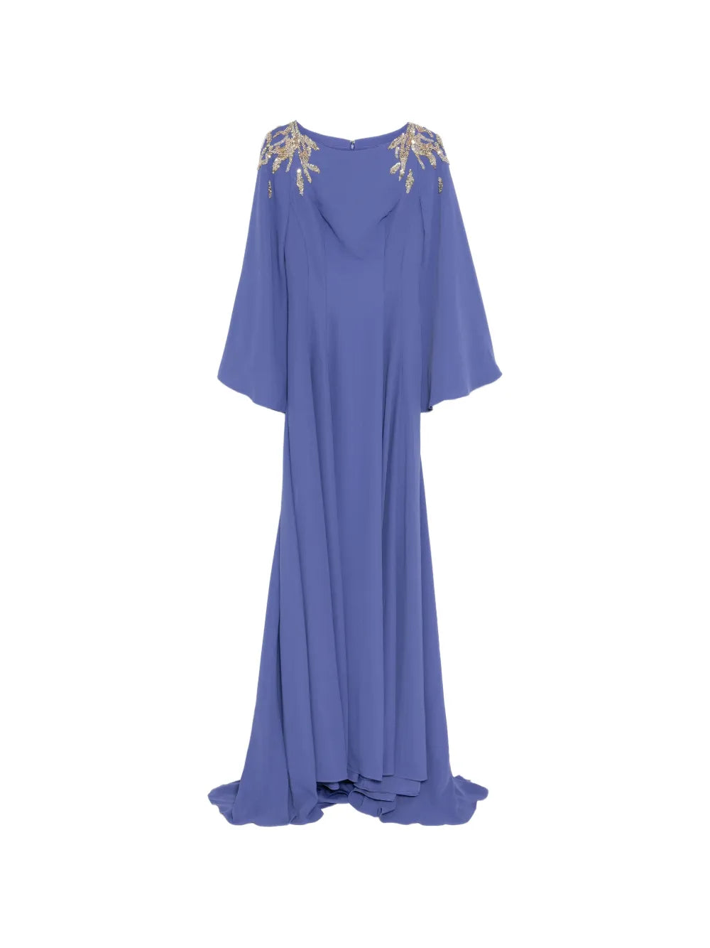 Embellished crepe kaftan