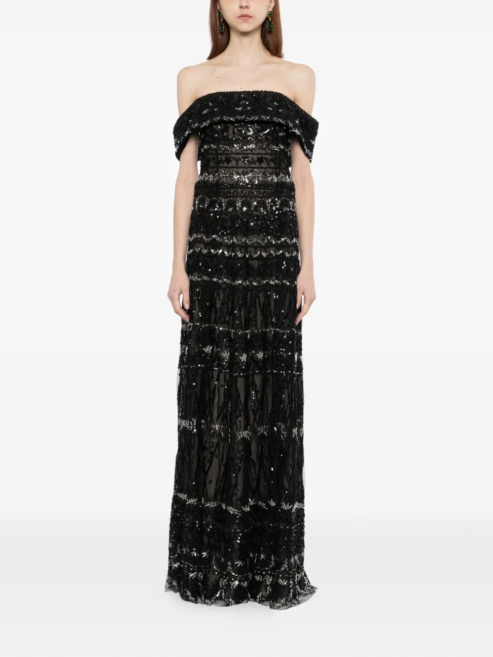 Beaded Tulle Dress