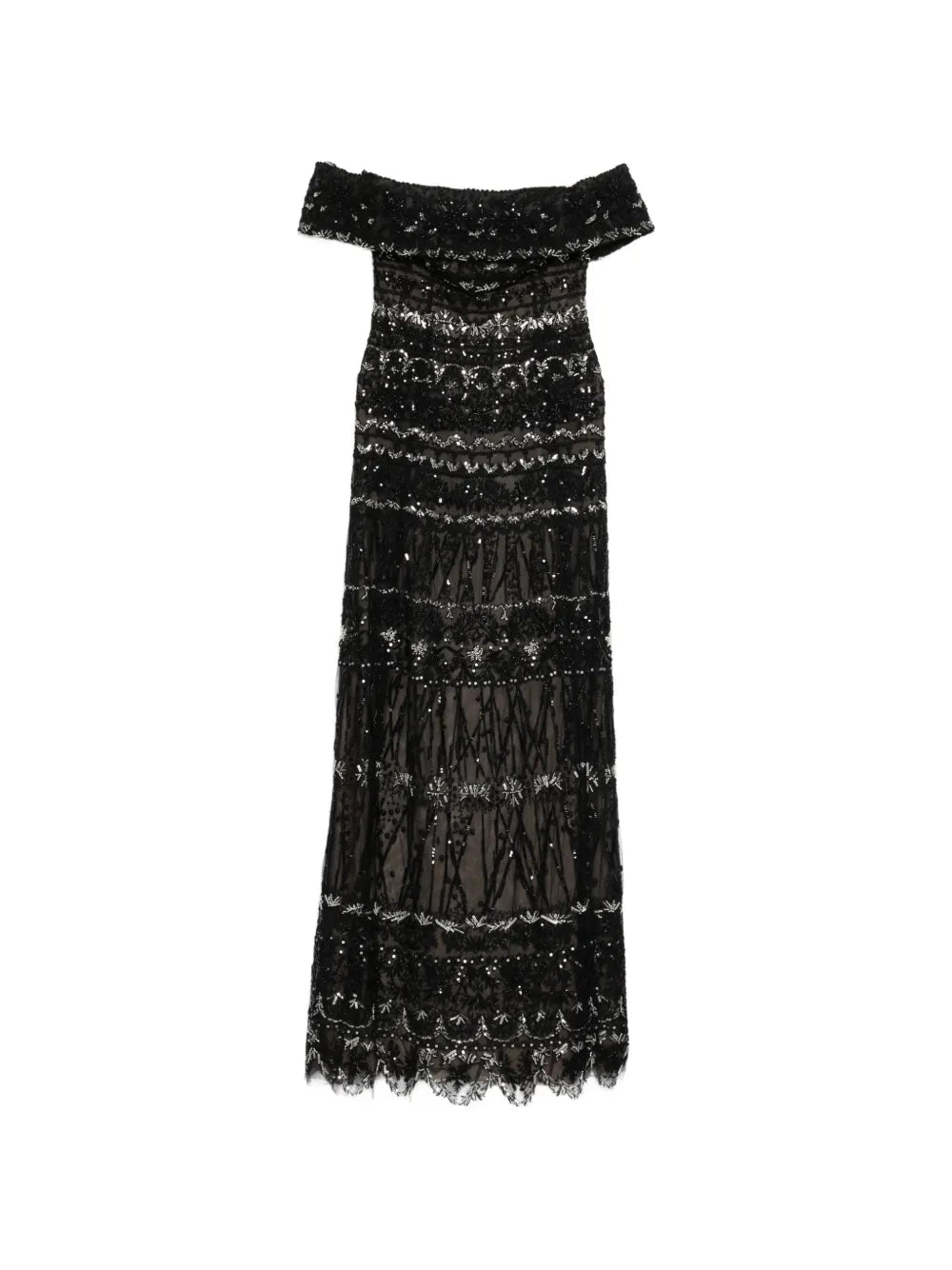 Beaded Tulle Dress