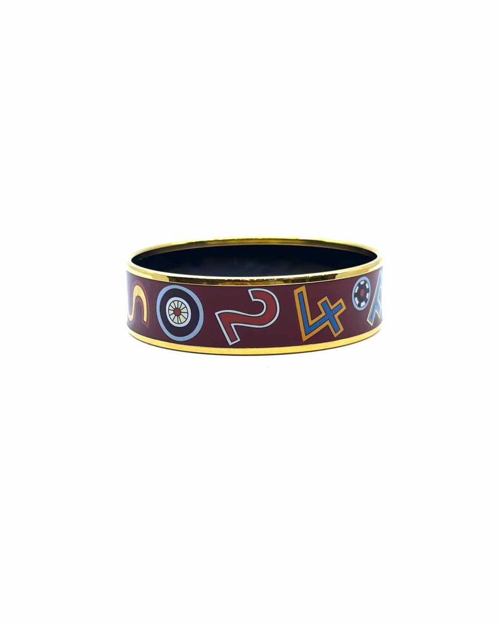 HERMES Burgundy Bracelet