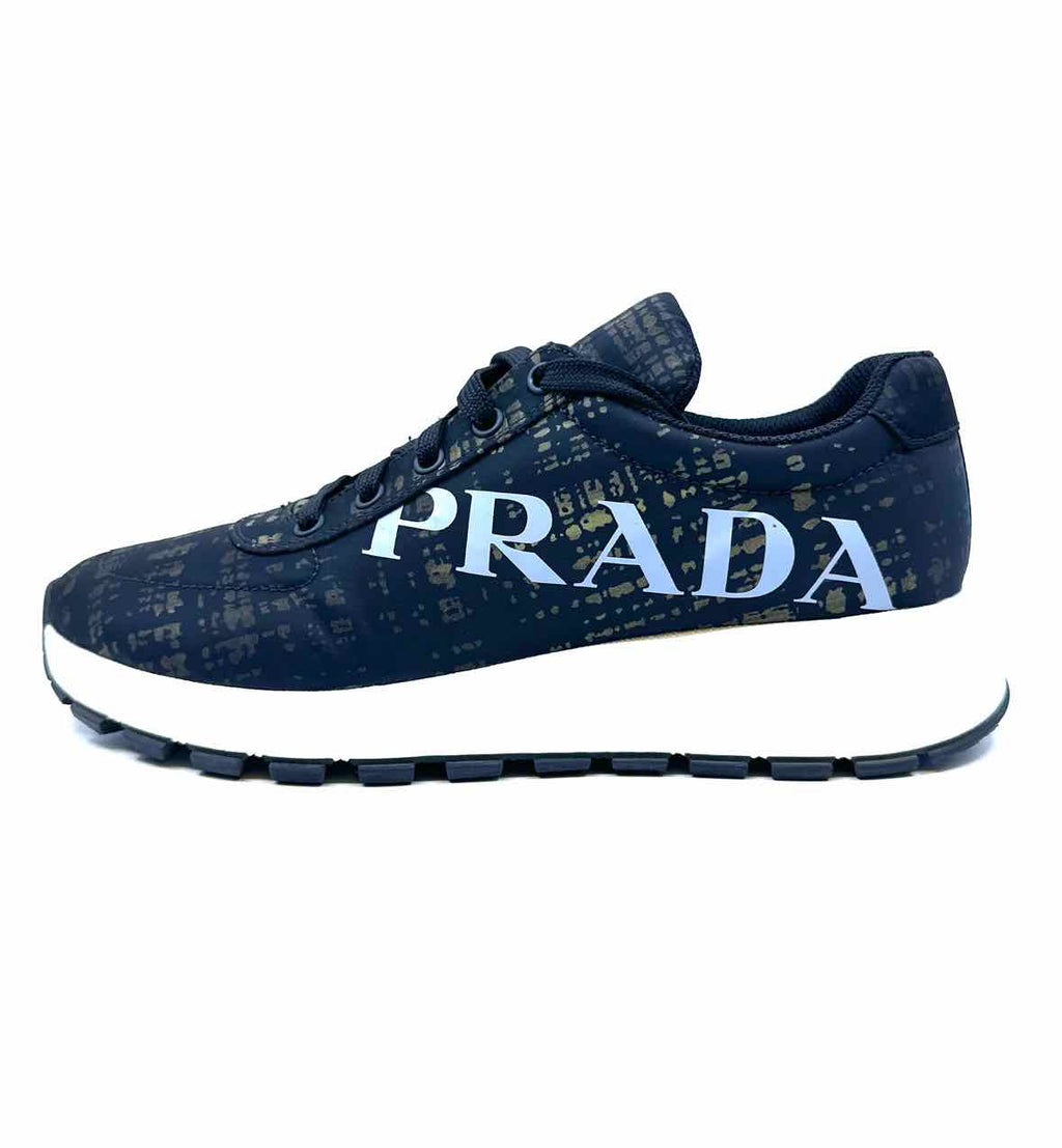 PRADA Size 5.5 Black Men's Sneakers