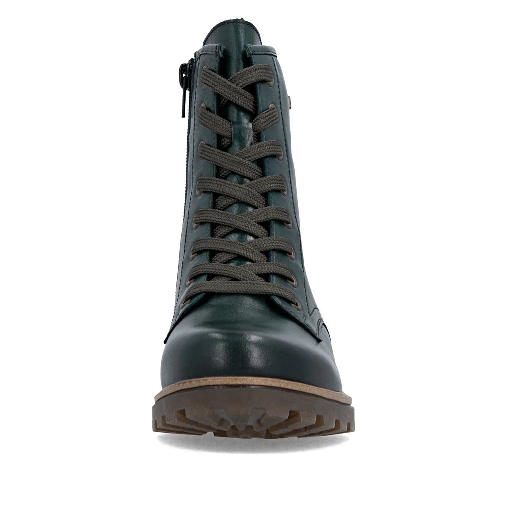 Remonte Womens Leather Ankle Boots | Green