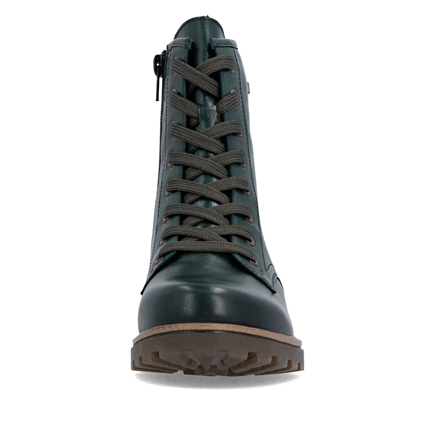 Remonte Womens Leather Ankle Boots | Green
