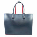 CHRISTIAN LOUBOUTIN Cabata Black Leather Solid Handbag