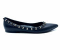 VALENTINO Rockstud Size 4.5 Black Leather Studs Flats