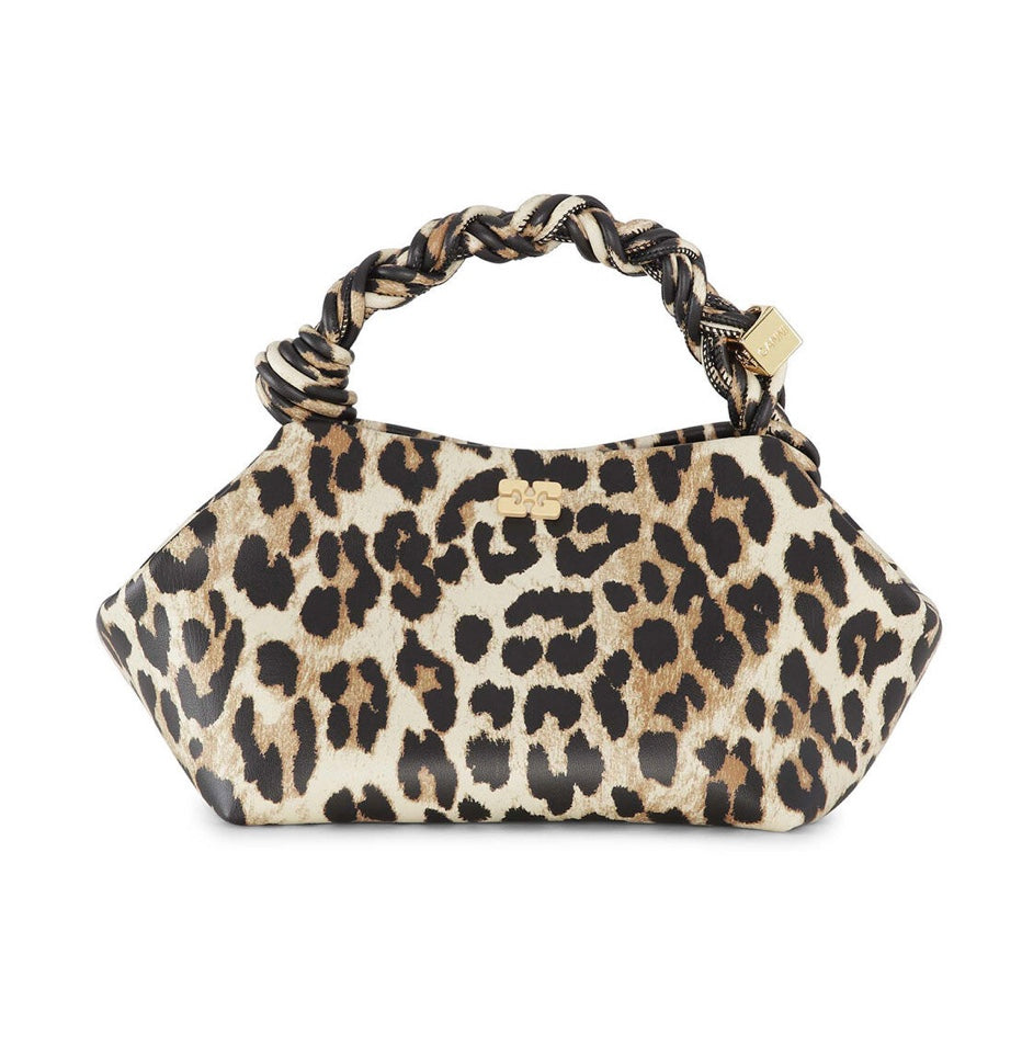 Ganni Leopard Small Bou Bag