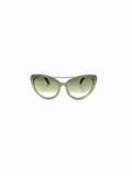 TOM FORD Beige Cat Eye Solid Sunglasses