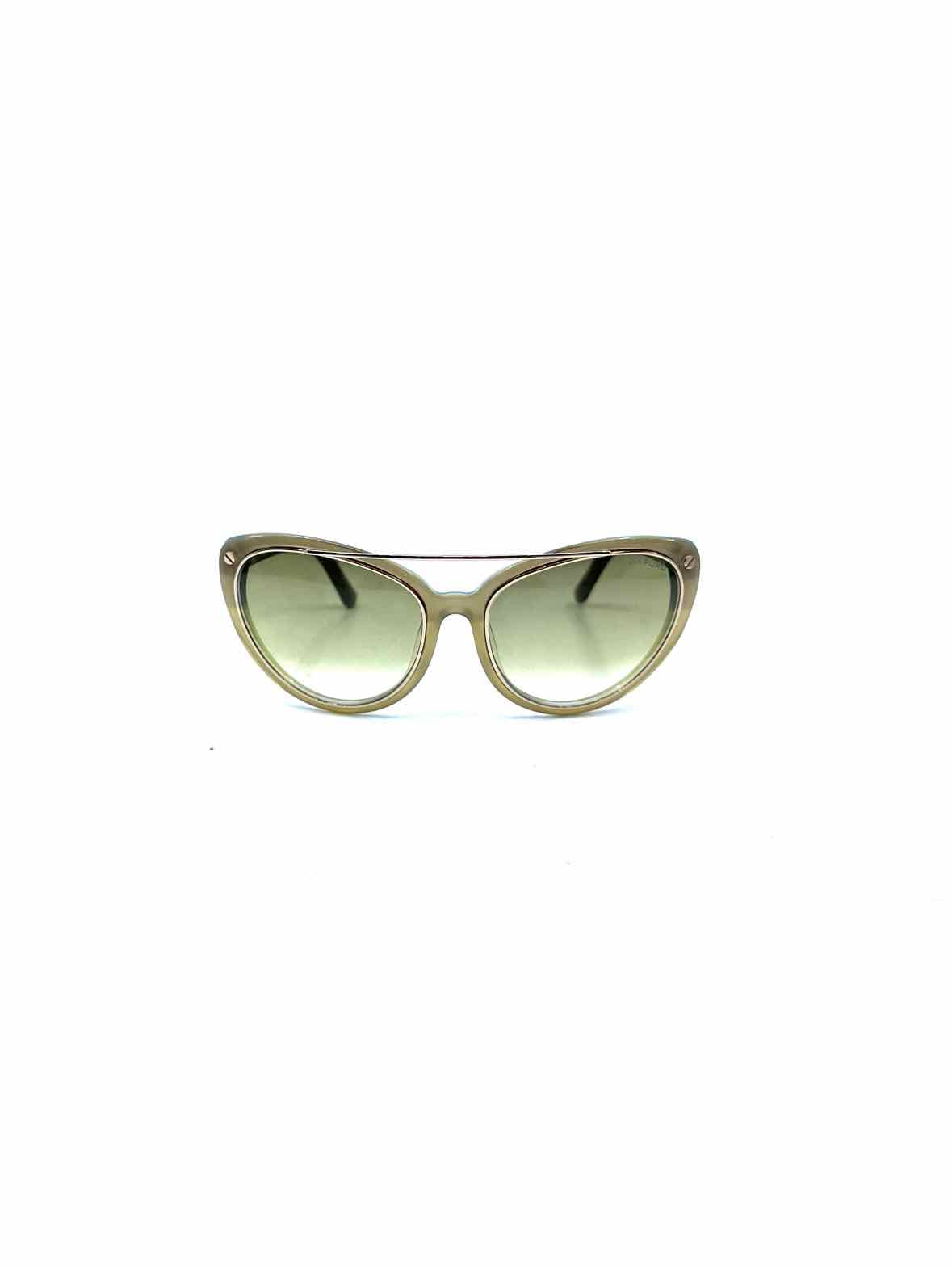 TOM FORD Beige Cat Eye Solid Sunglasses