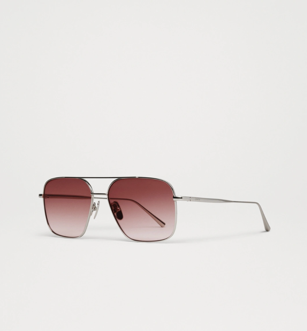 Chimi Aviator Sunglasses - Burgundy