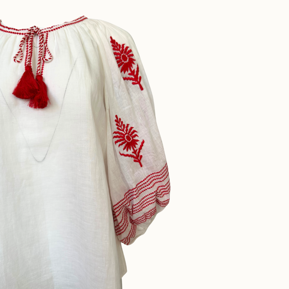 Citrus Columbia Top - Natural Red