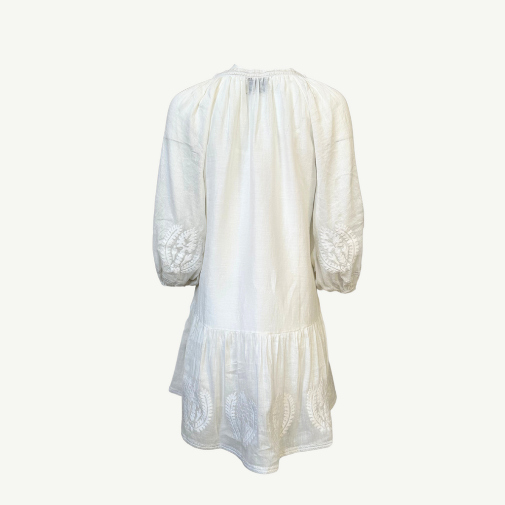 Citrus Gabi Baoli Tunic - White
