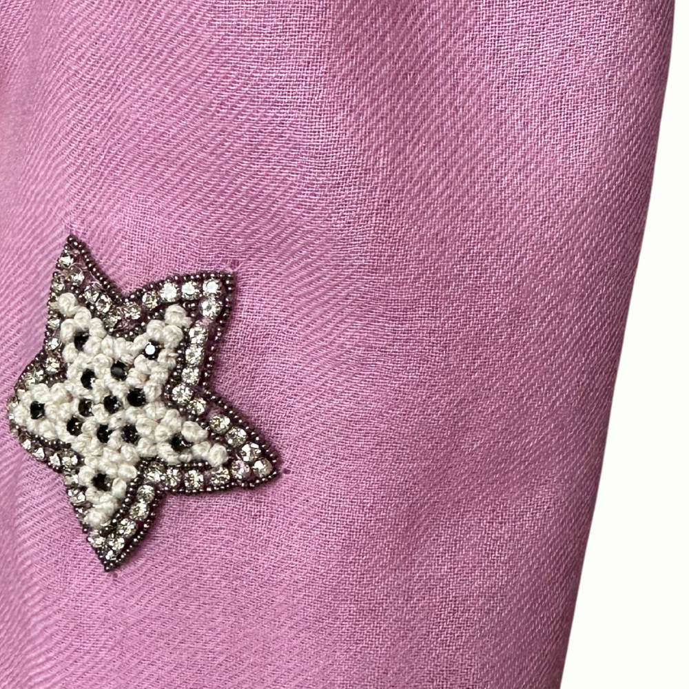 Citrus Pink Star Scarf