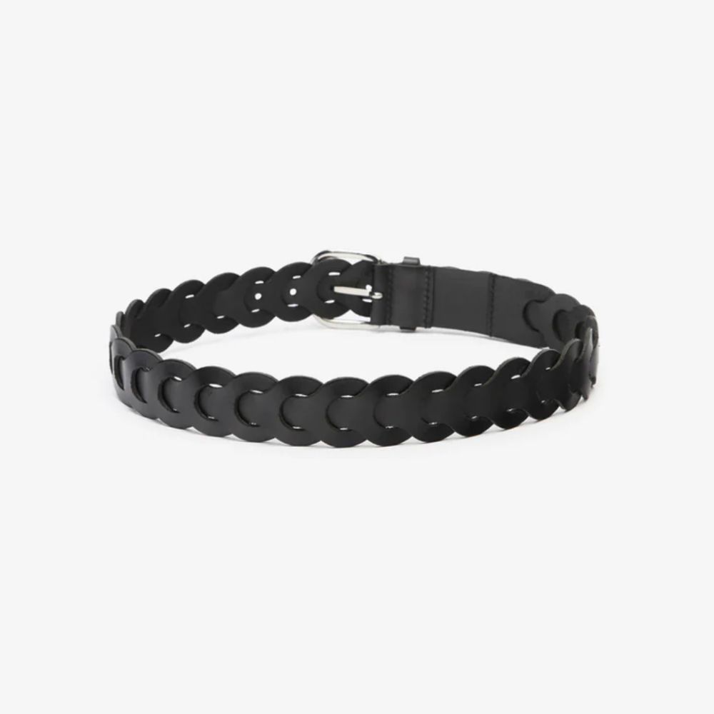 Isabel Marant Edena Belt - Black/Silver