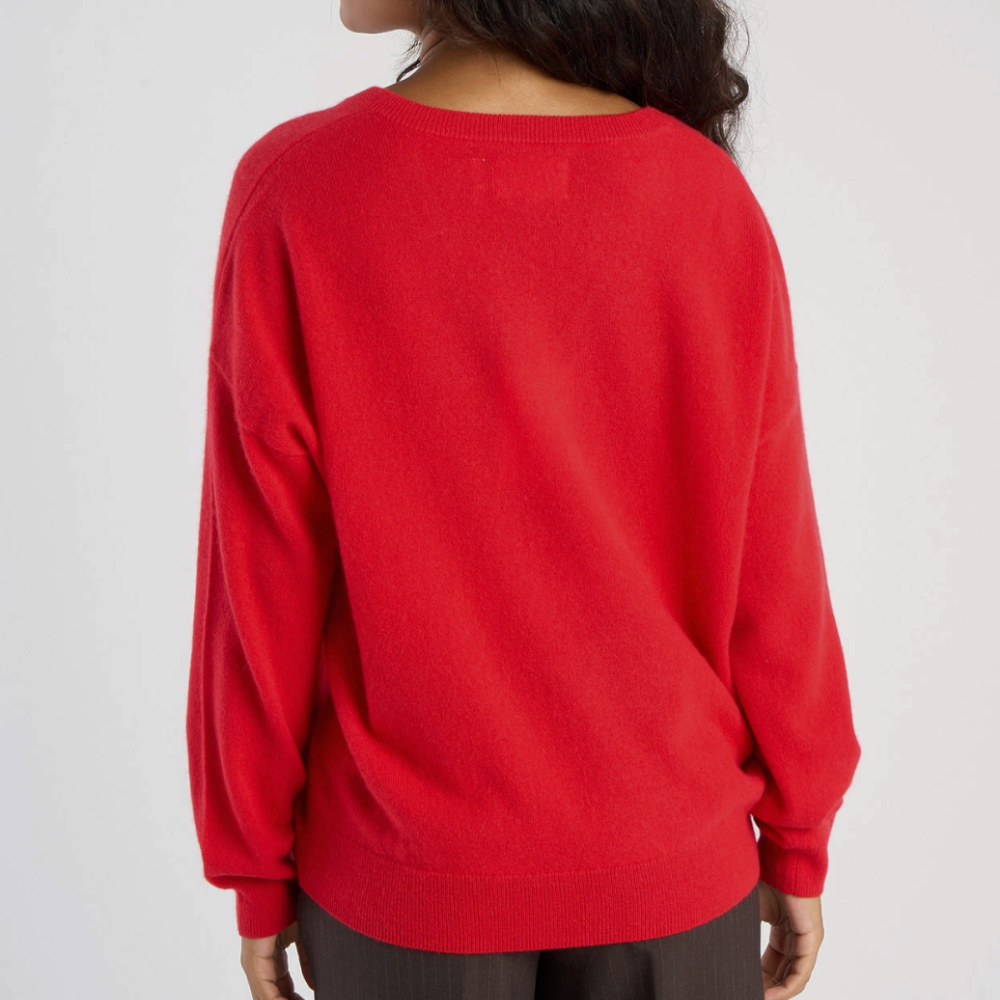 Les Tricots de Lea Mapoupy Sweater - Tomato