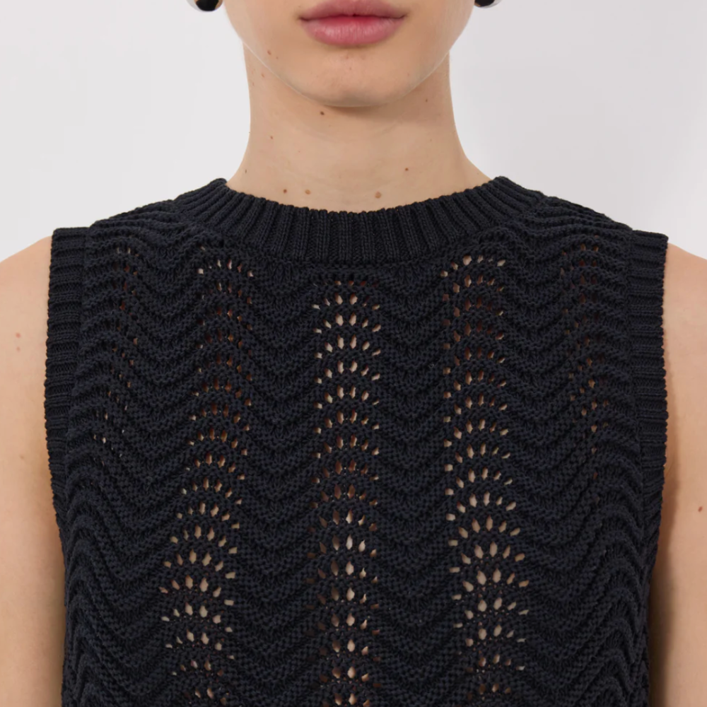 Loulou De Saison Vittoria Tank Top - Black