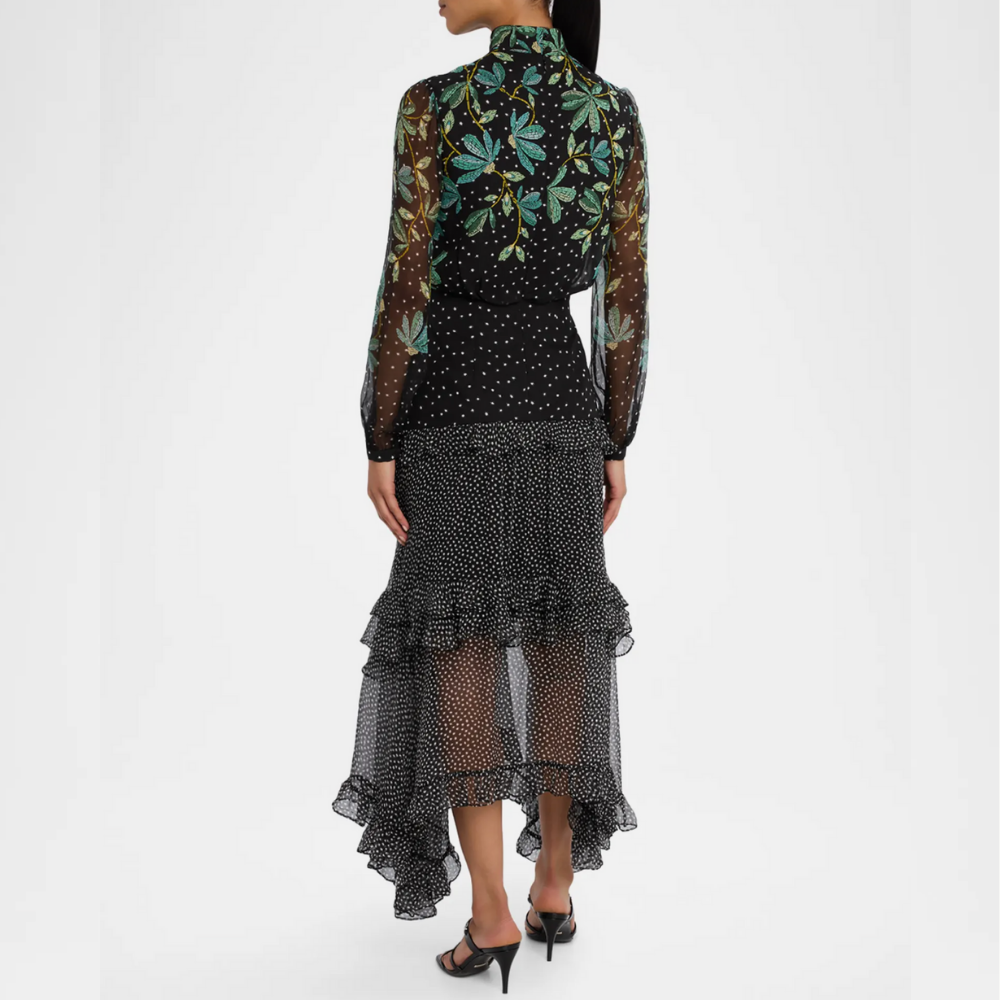 Saloni Jolie-C Dress - Pelta Garden
