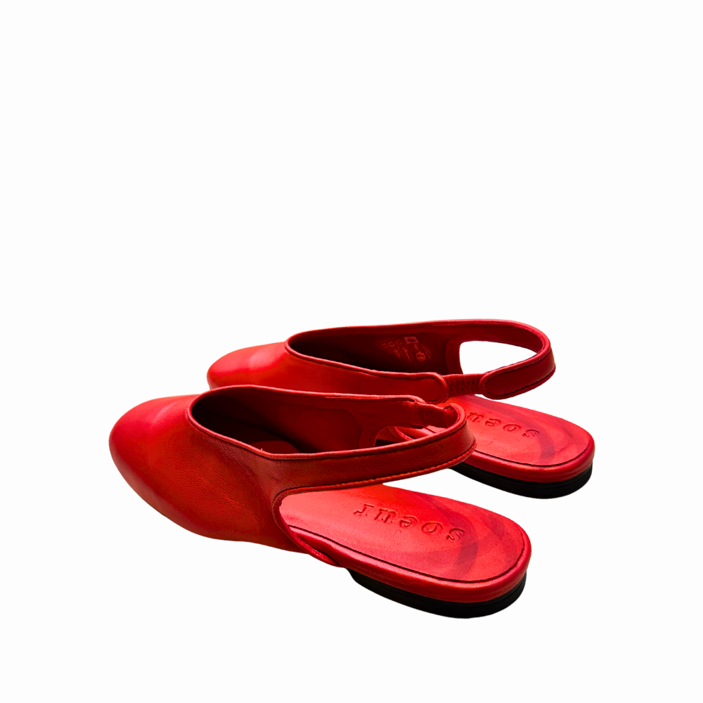 Soeur Emmett Slingbacks - Red